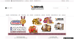 Desktop Screenshot of elektroniksigarasepeti.com